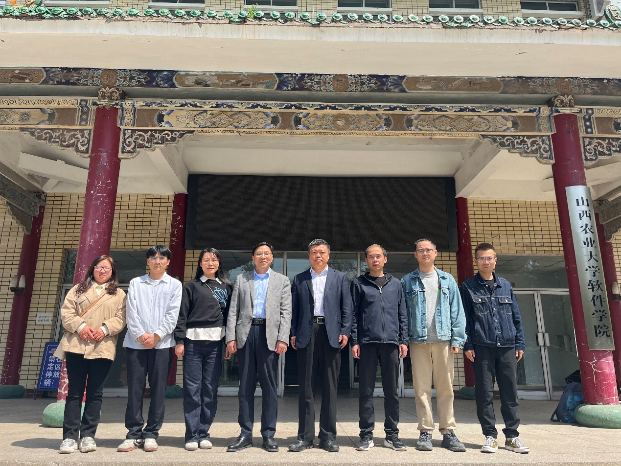 我院李祥院长一行赴山西农业大学软件学院调研交流